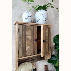 Skab til v�g m. 2 l�ger