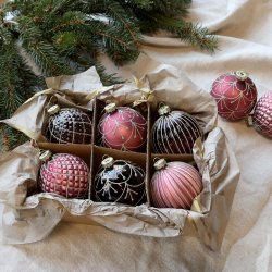 �ske med malva julekugler