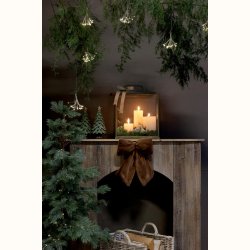 Mocca sl�jfe p� pejs som julepynt