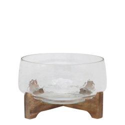 glasfad p� tr�holder klar natur