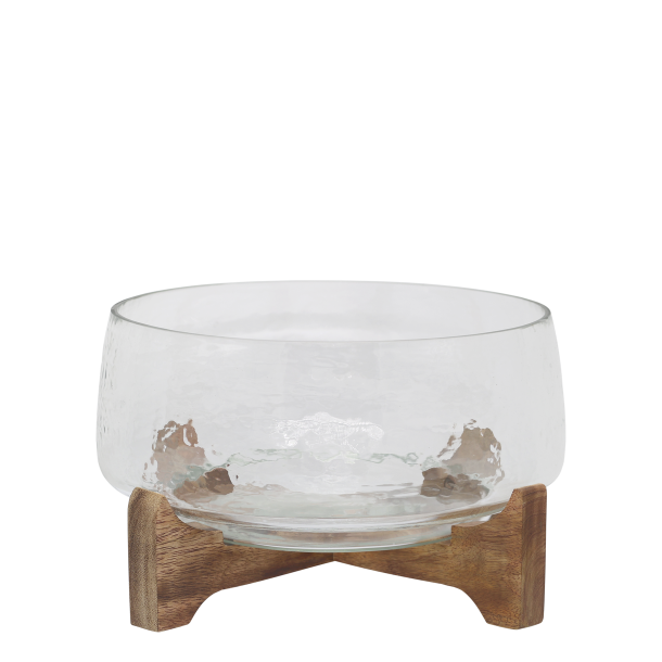 glasfad p� tr�holder klar natur