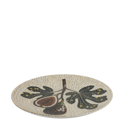 fad med figenm�nster set fra siden i mosaik design