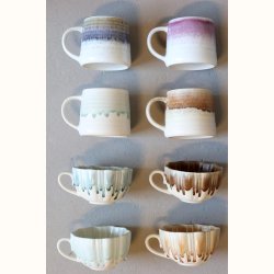 Detalje af krus med coffee-glasur