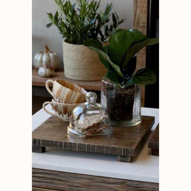 Detalje af kop med latte-glasur