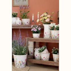 Avignon Kande m. blomstermotiv