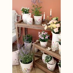 Avignon Kande m. blomstermotiv