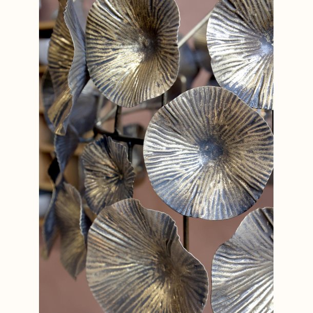 Lampe m. blomsterdekor