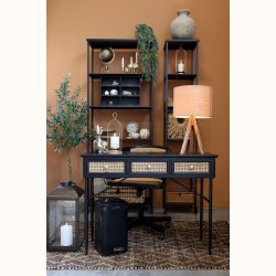 Bordlampe m. tr�fod og h�rsk�rm