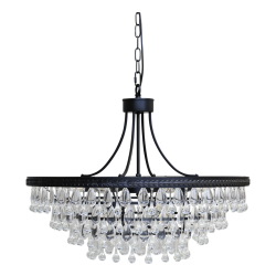 Versailles Lysekrone m. dr�beformede glasprismer