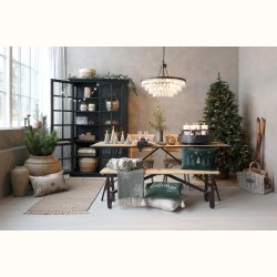 Versailles Lysekrone m. dr�beformede glasprismer