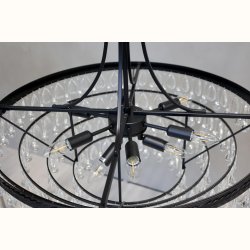 Versailles Lysekrone m. dr�beformede glasprismer