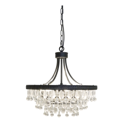 Versailles Lysekrone m. dr�beformede glasprismer