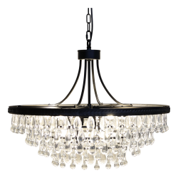 Versailles Lysekrone m. dr�beformede glasprismer