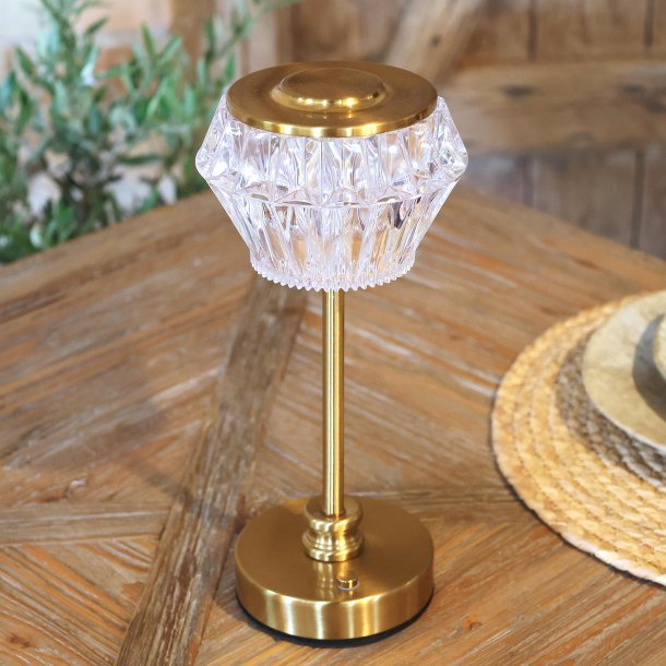 Elegant bordlampe med LED belysning til hyggelig bordd�kning og stue