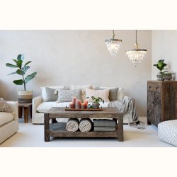 Versailles Lysekrone m. dr�beformede glasprismer