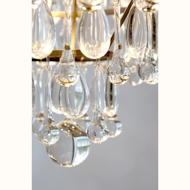 Versailles Lysekrone m. dr�beformede glasprismer