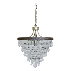 Versailles Lysekrone m. dr�beformede glasprismer