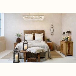 Versailles Lysekrone m. dr�beformede glasprismer