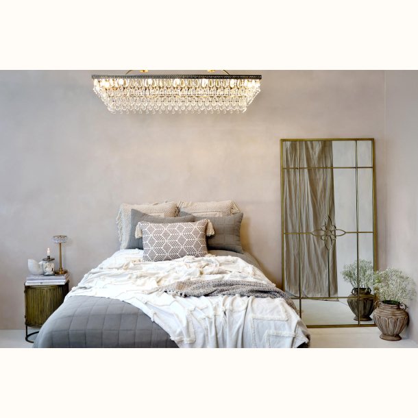 Versailles Lysekrone m. dr�beformede glasprismer