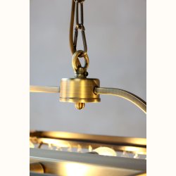 Versailles Lysekrone m. dr�beformede glasprismer