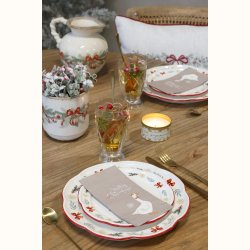 Gingerbread duftlys som kuvertlys p� julebord