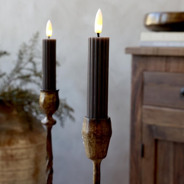 Coffee LED-bedelys Cenon i lysestager