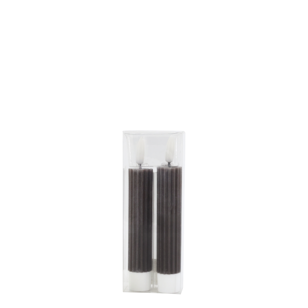 S�t med 2 coffee LED-bedelys