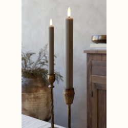 Rillede LED-kronelys latte fra Cenon
