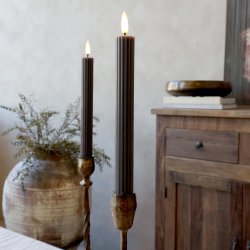 Coffee LED-kronelys Cenon i lysestager