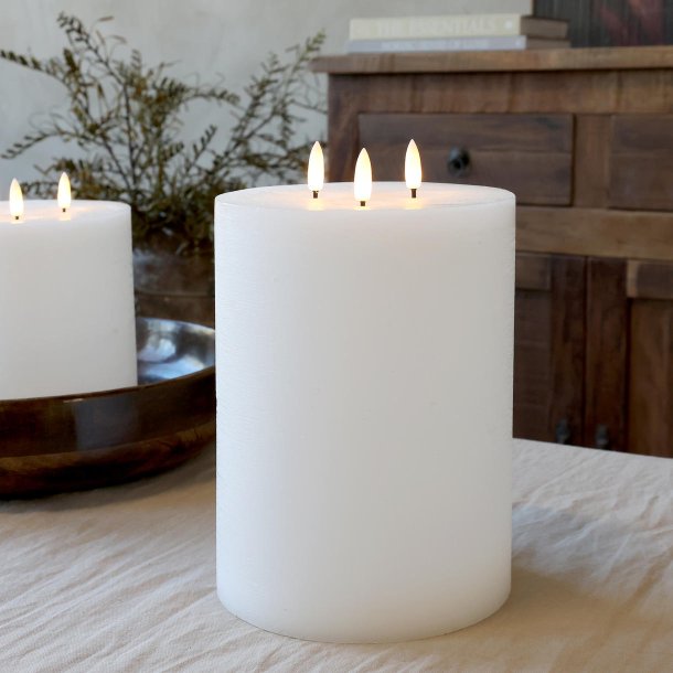 Cenon LED-bloklys hvid i bordd�kning