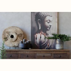 Cenon LED-lys coffee i indretning med Buddha