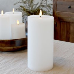 Cenon LED-bloklys hvid i bordd�kning