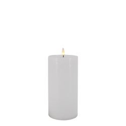 H�jt LED-lys med rustik voksoverflade