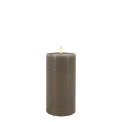 Latte LED-lys med rustik voksoverflade