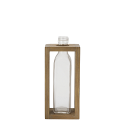 Flaske m. tr�holder