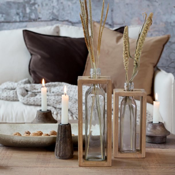 Flaske m. tr�holder