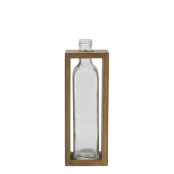 Flaske m. tr�holder