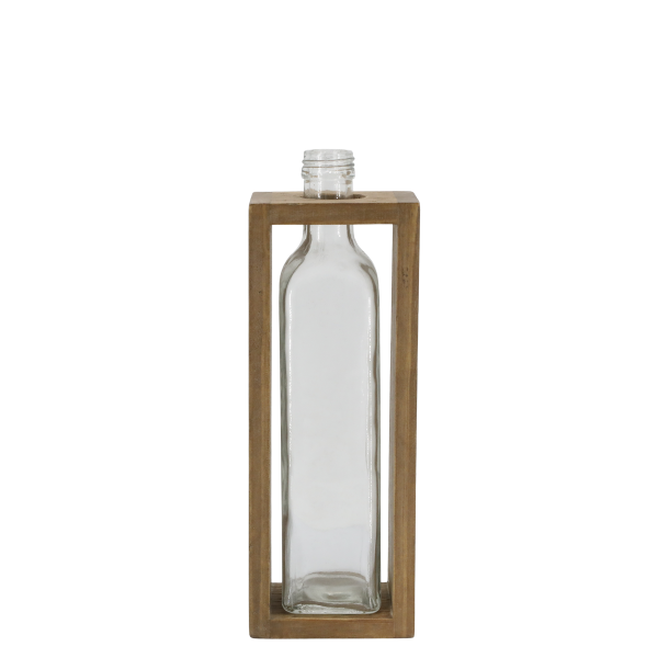 Flaske m. tr�holder