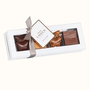 Summerbird Amber Miniature �ske med fire sm� chokolader