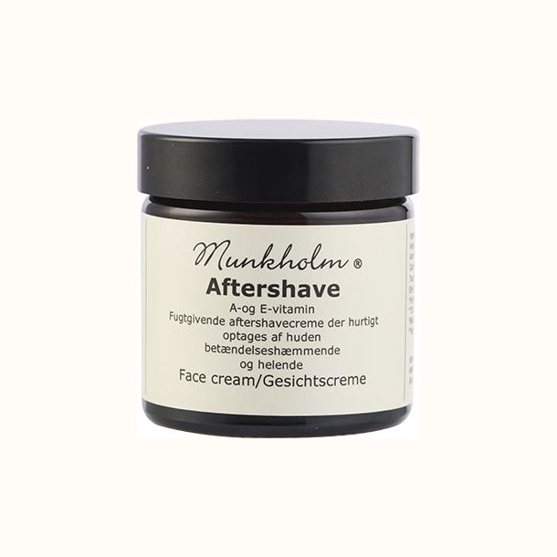 Munkholm Aftershave Creme 60 ml med kakaosm�r til nybarberet hud