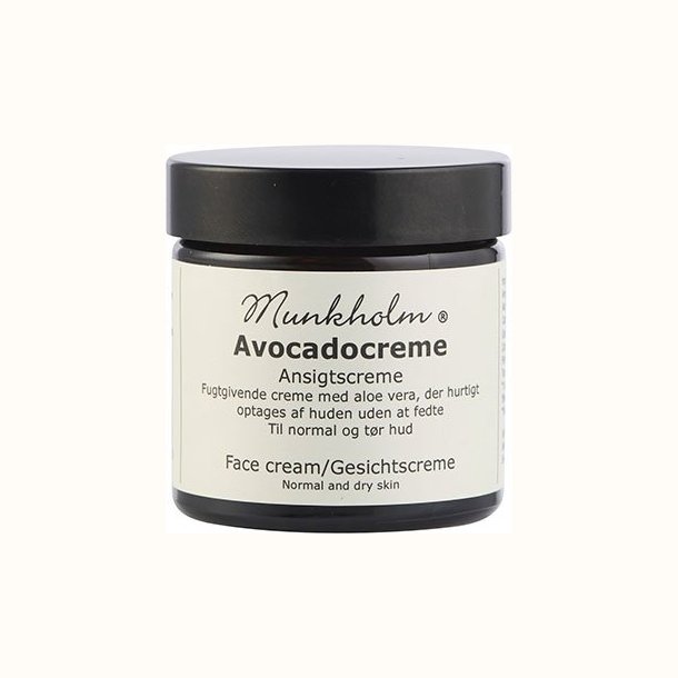 Munkholm Avocadocreme ansigtscreme 60 ml til normal og t�r hud