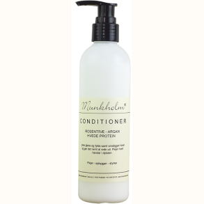 Munkholm Conditioner Rosentr� Argan med pumpe til daglig h�rpleje