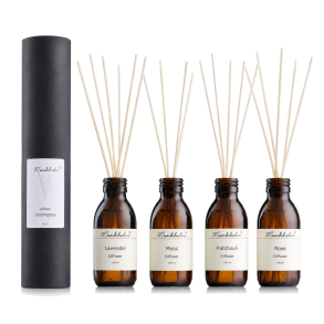 Munkholm diffuser med flere duftvarianter og duftpinde til hyggelig indretning